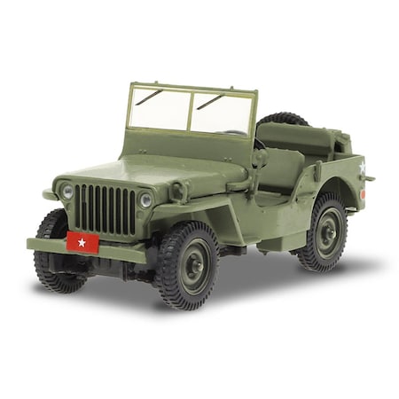 Thinkandplay Army Brigadier General MASH TV Series 1972-1983 1942 Willys MB Jeep TH1690116